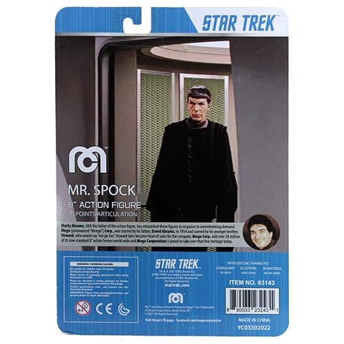 Mego 8 inch Action Figure Star Trek - Select Figure(s) (Online Order Only)