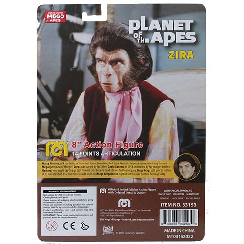 Mego Action Figure 8 Inch - Planet of the Apes - Select Figure(s) (Online Order Only)