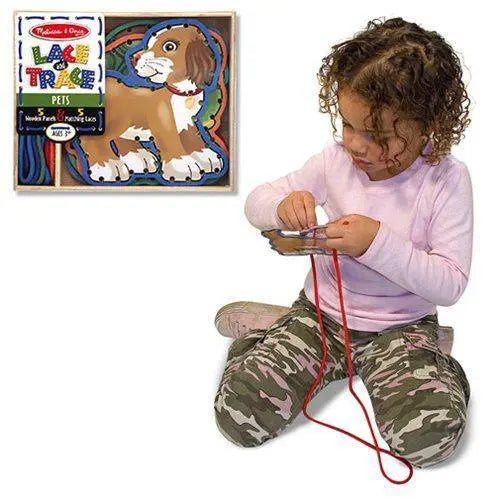 Melissa & Doug - Lace and Trace Pets (Online Order Only)