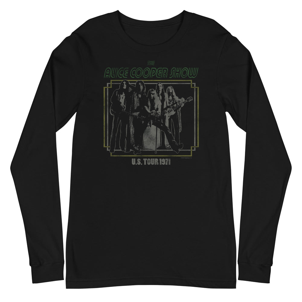 Alice Cooper - 1971 US Tour Long Sleeve T-Shirt [Apparel] (ONLINE ORDER ONLY)