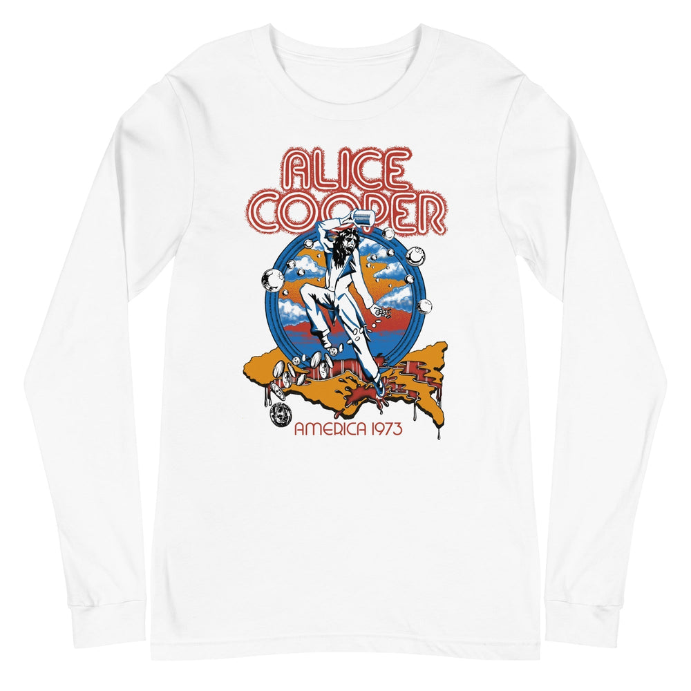 Alice Cooper - 1973 Tour Long Sleeve T-Shirt [Apparel] (ONLINE ORDER ONLY)