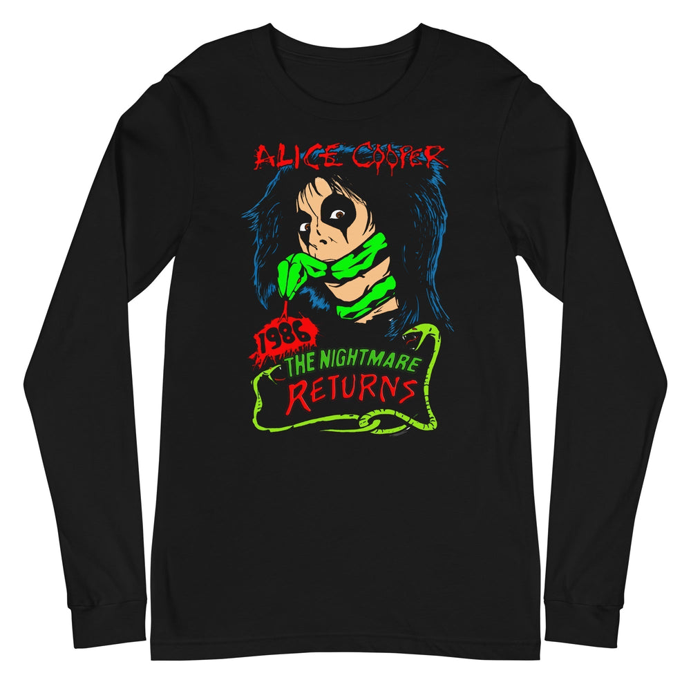 Alice Cooper - Nightmare Returns Long Sleeve T-Shirt [Apparel] (ONLINE ORDER ONLY)