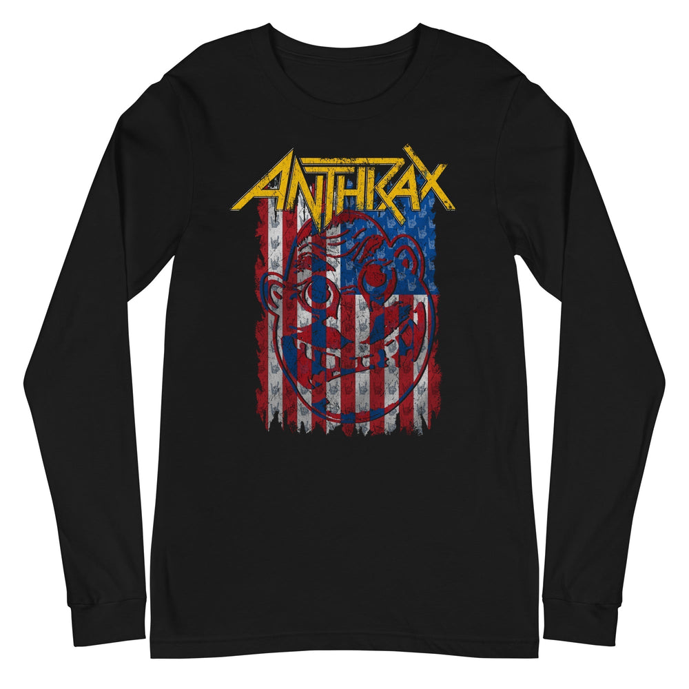 Anthrax - American Flag Long Sleeve T-Shirt [Apparel] (ONLINE ORDER ONLY)