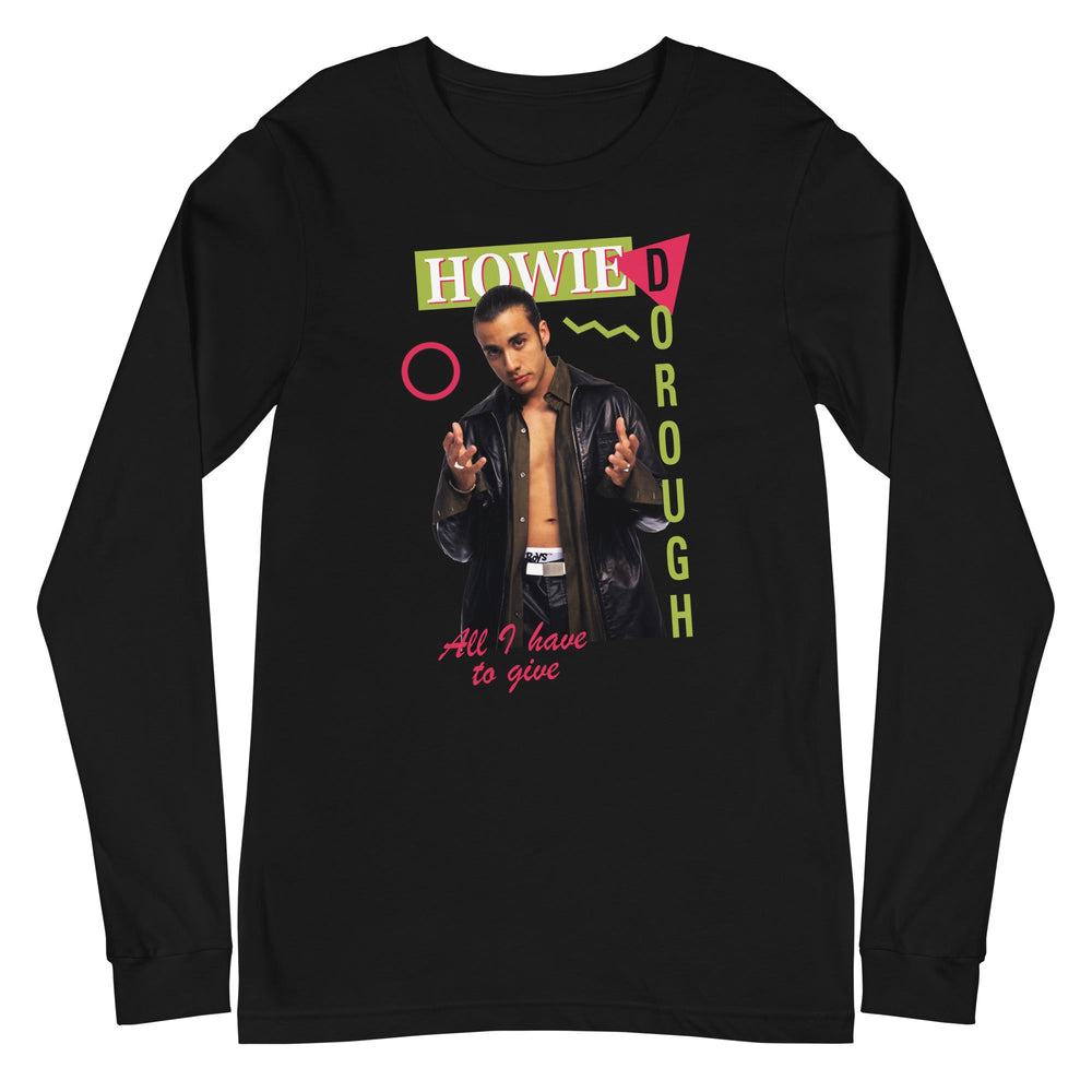 Backstreet Boys - Howie Dorough Long Sleeve T-Shirt [Apparel] (ONLINE ORDER ONLY)