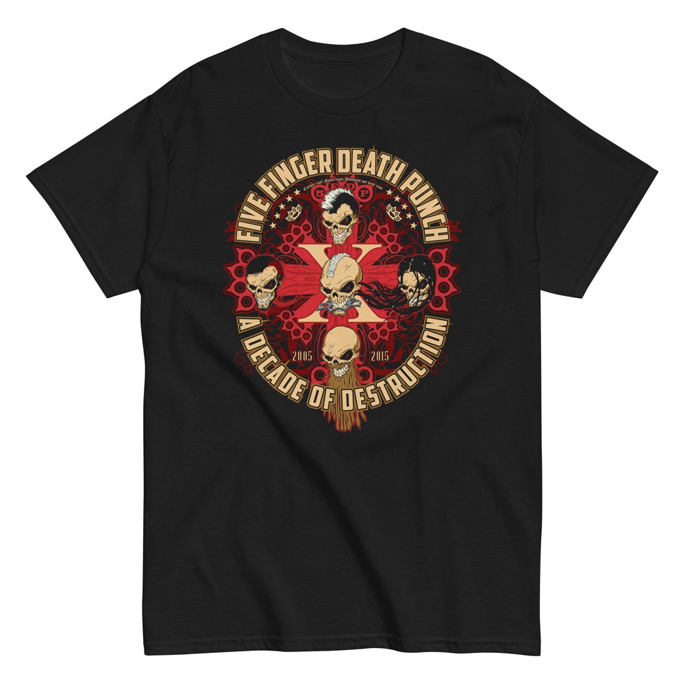 Five Finger Death Punch - Decade of Destruction T-Shirt [] (ONLINE ORDER ONLY)