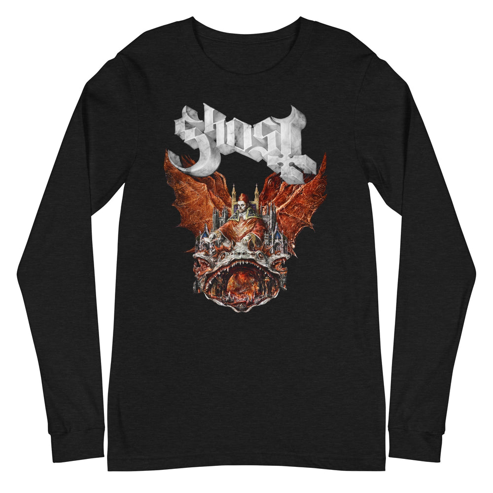 Ghost - Gilded Logo Long Sleeve T-Shirt [Apparel] (ONLINE ORDER ONLY)