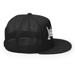Judas Priest Electric White Logo Embroidered Trucker Hat [Apparel] (ONLINE ORDER ONLY)