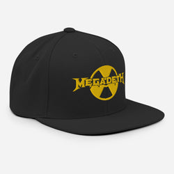 Megadeth Black Nuclear Snapback Hat [Apparel] (ONLINE ORDER ONLY)