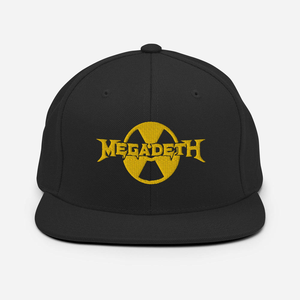 Megadeth Black Nuclear Snapback Hat [Apparel] (ONLINE ORDER ONLY)