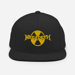 Megadeth Black Nuclear Snapback Hat [Apparel] (ONLINE ORDER ONLY)
