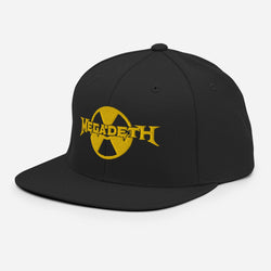 Megadeth Black Nuclear Snapback Hat [Apparel] (ONLINE ORDER ONLY)
