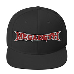MegaDeth Classic Logo Embroidered Snapback Hat [Apparel] (ONLINE ORDER ONLY)