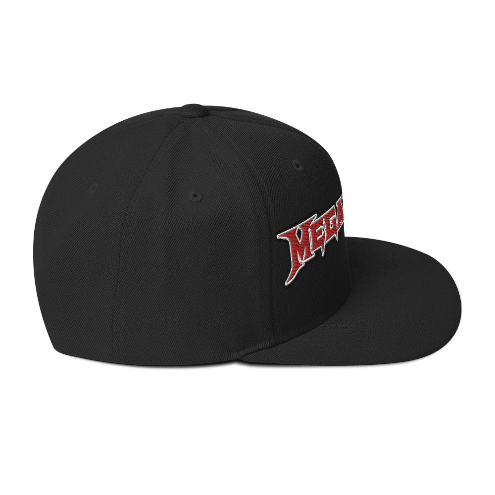 MegaDeth Classic Logo Embroidered Snapback Hat [Apparel] (ONLINE ORDER ONLY)