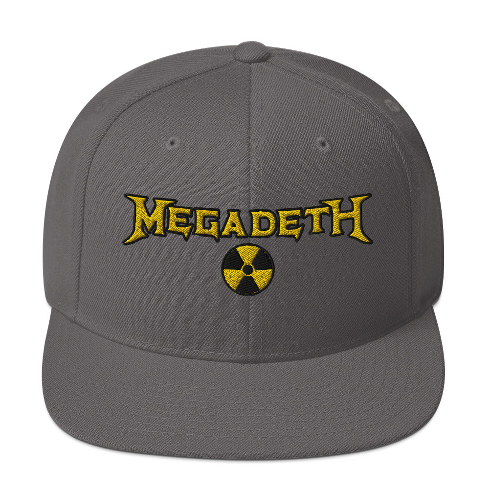 MegaDeth Nuclear Embroidered Snapback Hat [Apparel] (ONLINE ORDER ONLY)