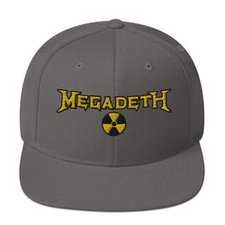 MegaDeth Nuclear Embroidered Snapback Hat [Apparel] (ONLINE ORDER ONLY)