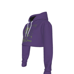 Megadeth Vic Suit Women's Cropped Hoodie [] (ONLINE ORDER ONLY)