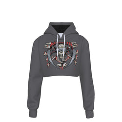 Megadeth Vintage Blades Women's Cropped Hoodie [] (ONLINE ORDER ONLY)