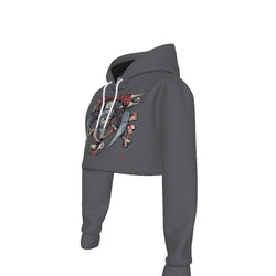 Megadeth Vintage Blades Women's Cropped Hoodie [] (ONLINE ORDER ONLY)
