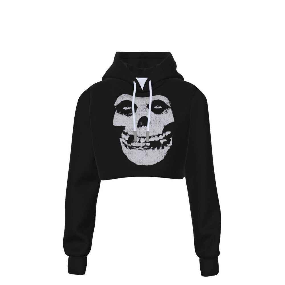 Misfits Classic Skull Women's Cropped Hoodie [] (ONLINE ORDER ONLY)
