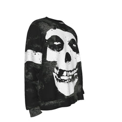 Misfits Giant Skull All Over Print Sweatshirt [] (ONLINE ORDER ONLY)