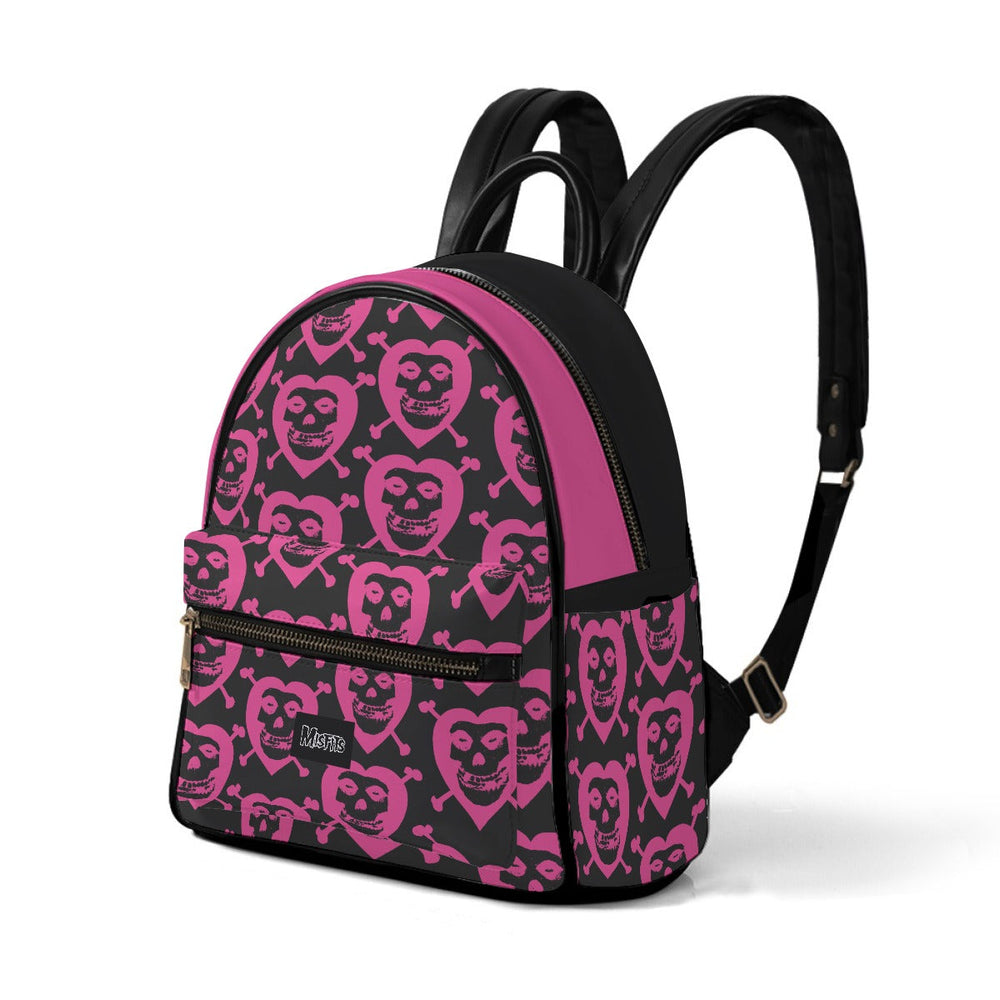 Misfits Heart Skull Mini-Backpack - Vegan Leather [Backpack] (ONLINE ORDER ONLY)