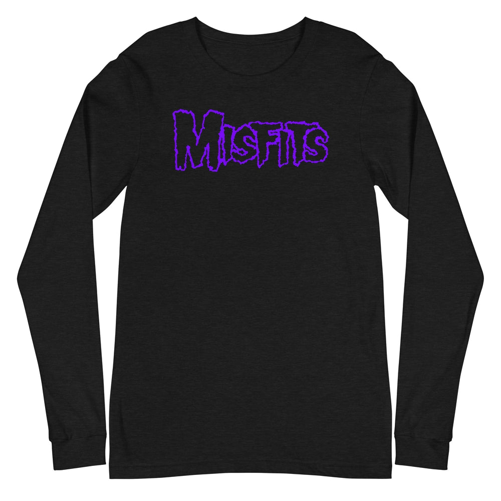Misfits - Purple Drip Logo Long Sleeve T-Shirt [Apparel] (ONLINE ORDER ONLY)