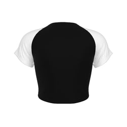 Motley Crue Allister Baseball Women's Crop Top [Apparel] (ONLINE ORDER ONLY)