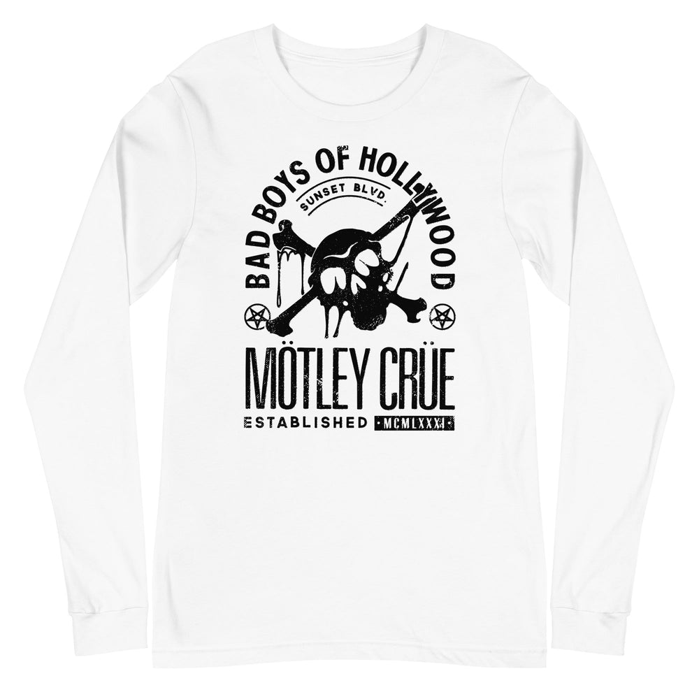 Motley Crue - Bad Boys of Hollywood Long Sleeve T-Shirt [Apparel] (ONLINE ORDER ONLY)