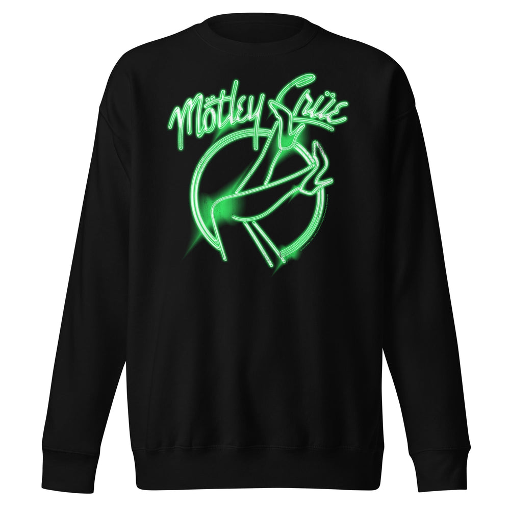Motley Crue - Neon Green Girls Sweatshirt [Apparel] (ONLINE ORDER ONLY)