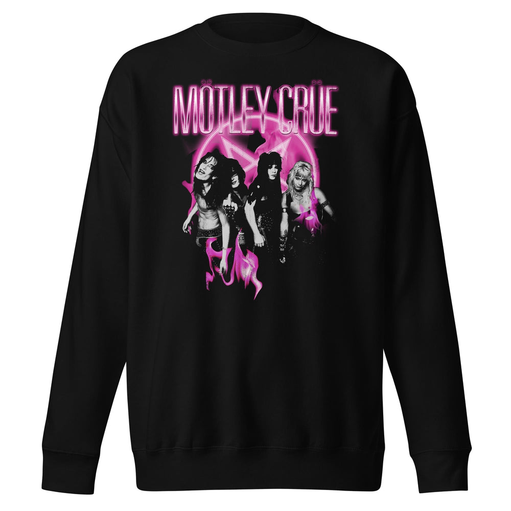 Motley Crue - Neon Pink Sweatshirt [Apparel] (ONLINE ORDER ONLY)