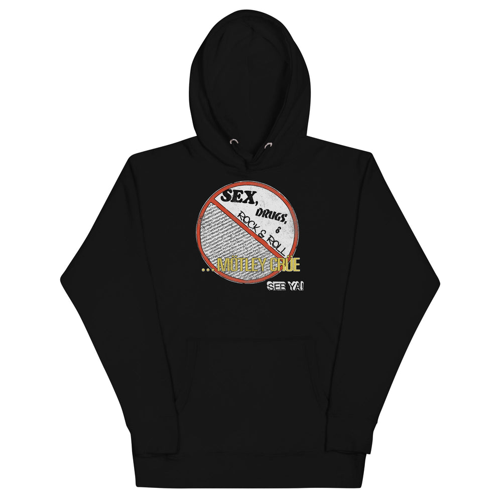 Motley Crue - No Fun Tour '84 Hoodie [Apparel] (ONLINE ORDER ONLY)
