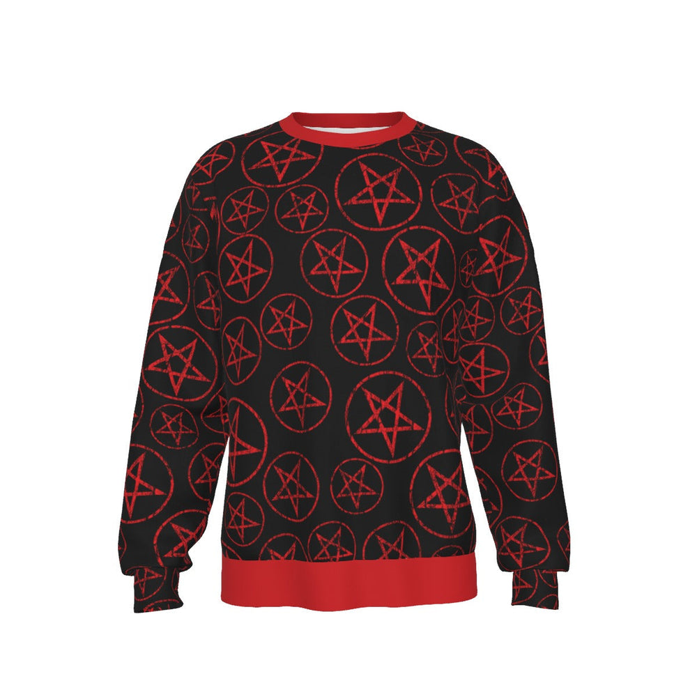 Motley Crue Pentagram All Over Print Sweatshirt [] (ONLINE ORDER ONLY)