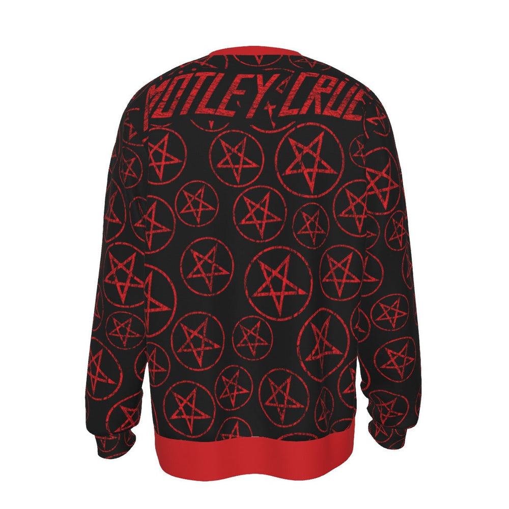 Motley Crue Pentagram All Over Print Sweatshirt [] (ONLINE ORDER ONLY)