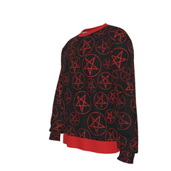 Motley Crue Pentagram All Over Print Sweatshirt [] (ONLINE ORDER ONLY)