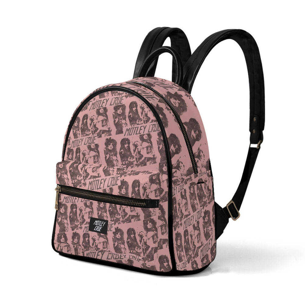 Motley Crue Slanted Mini-Backpack - Vegan Leather [Backpack] (ONLINE ORDER ONLY)