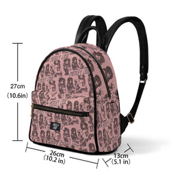 Motley Crue Slanted Mini-Backpack - Vegan Leather [Backpack] (ONLINE ORDER ONLY)