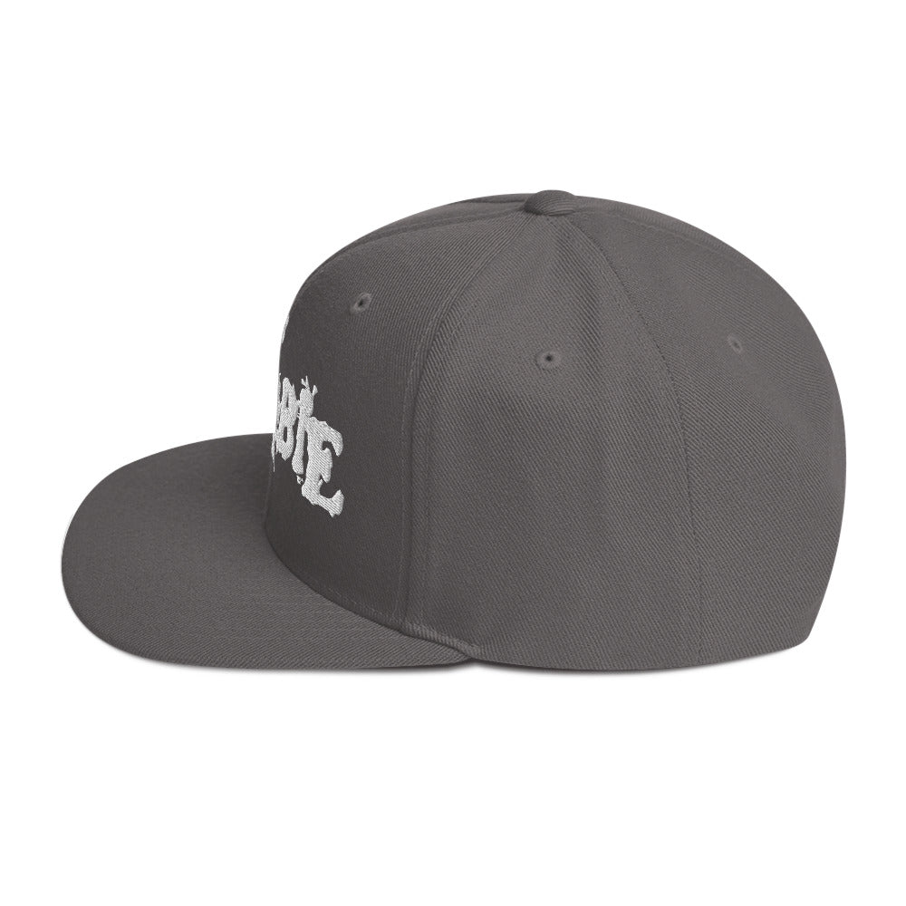 Rob Zombie Classic Logo Grey Embroidered Snap Back Hat [Apparel] (ONLINE ORDER ONLY)
