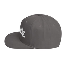 Rob Zombie Classic Logo Grey Embroidered Snap Back Hat [Apparel] (ONLINE ORDER ONLY)