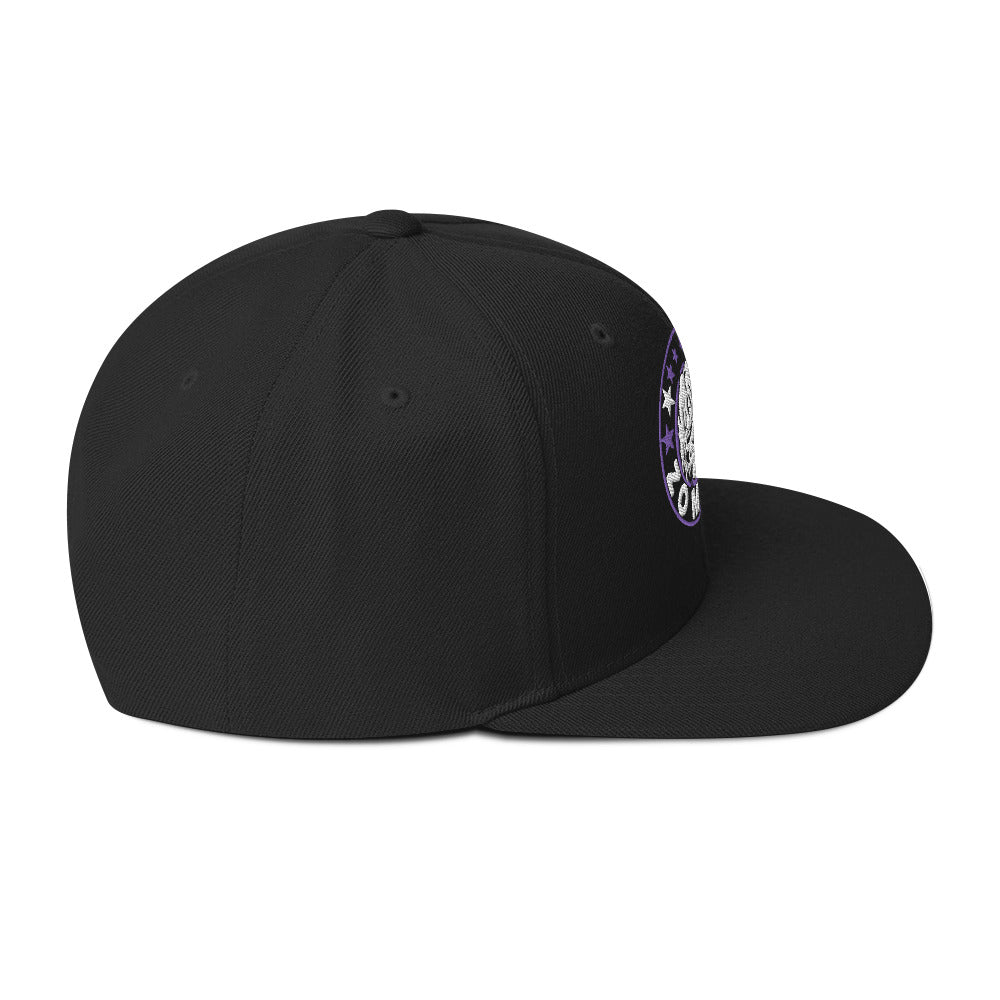 Rob Zombie Staring Black Embroidered Snap Back Hat [Apparel] (ONLINE ORDER ONLY)