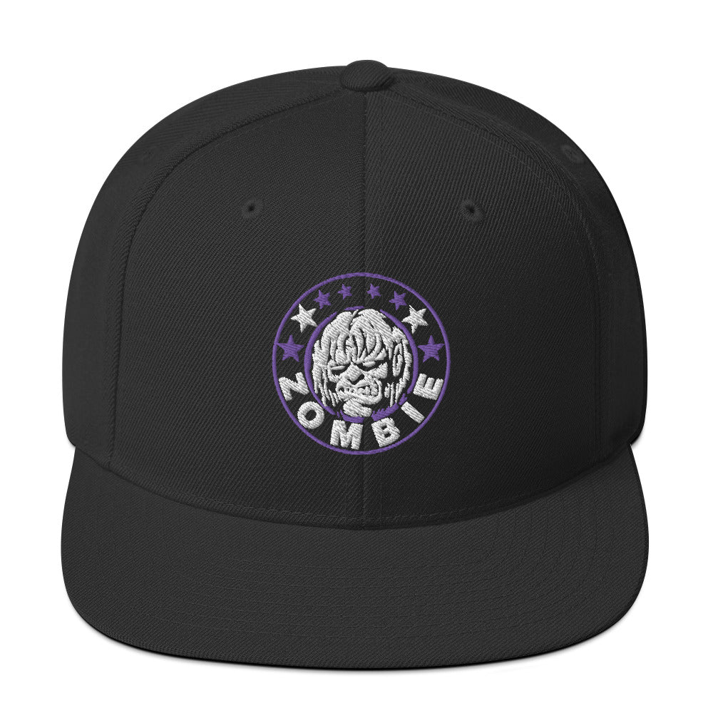 Rob Zombie Staring Black Embroidered Snap Back Hat [Apparel] (ONLINE ORDER ONLY)