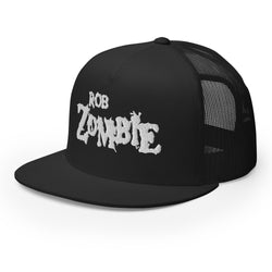 Rob Zombie White Logo Embroidered Trucker Hat [Apparel] (ONLINE ORDER ONLY)