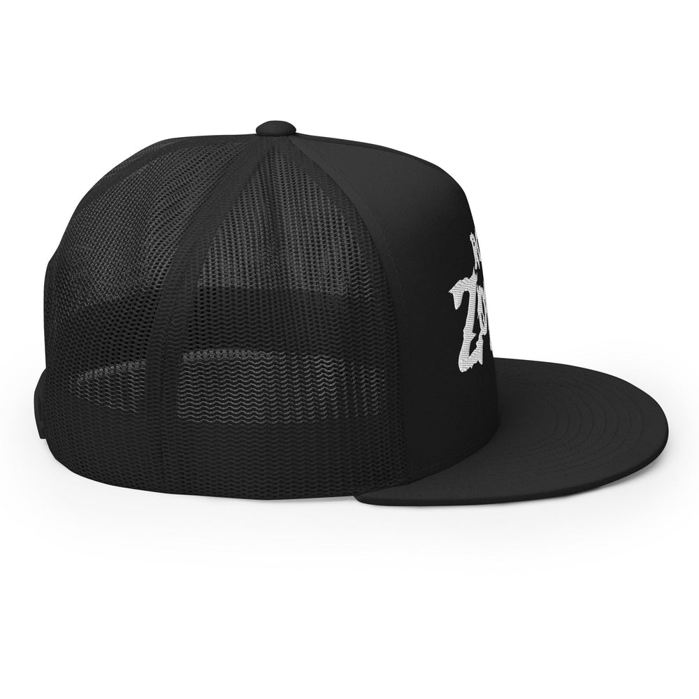 Rob Zombie White Logo Embroidered Trucker Hat [Apparel] (ONLINE ORDER ONLY)