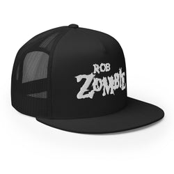 Rob Zombie White Logo Embroidered Trucker Hat [Apparel] (ONLINE ORDER ONLY)
