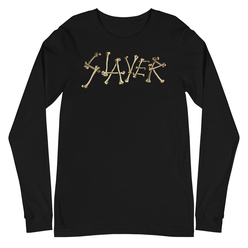 Slayer - Bone Logo Long Sleeve T-Shirt [Apparel] (ONLINE ORDER ONLY)