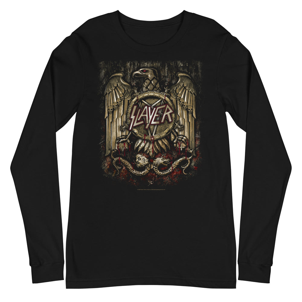 Slayer - Eagle Statue Long Sleeve T-Shirt [Apparel] (ONLINE ORDER ONLY)