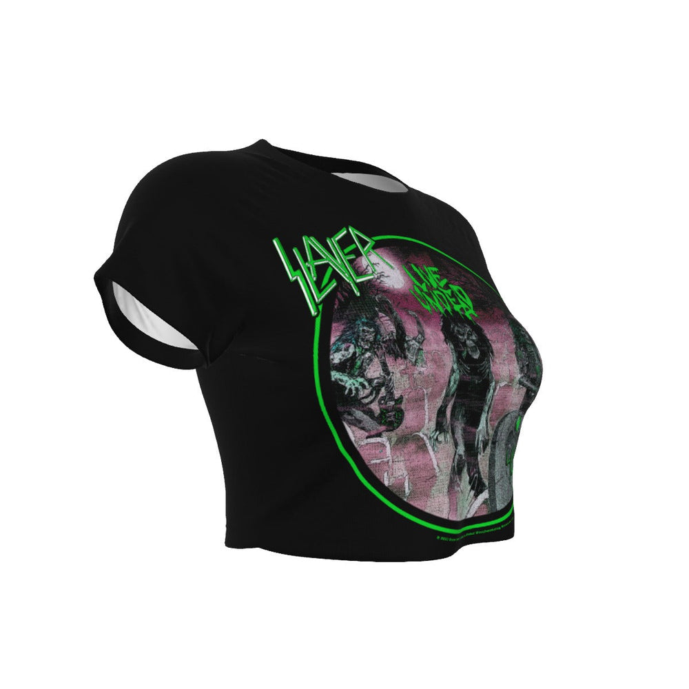 Slayer Live Undead Women's Crop Top [Apparel] (ONLINE ORDER ONLY)