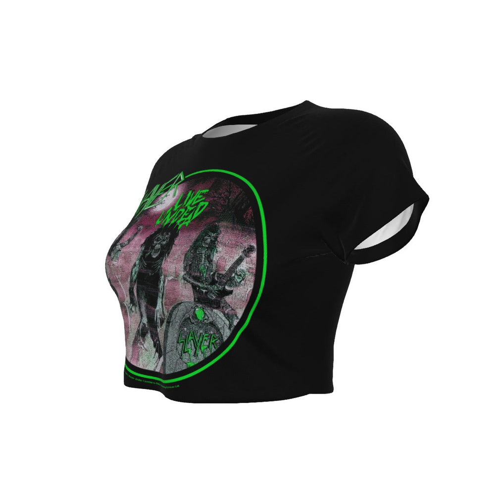 Slayer Live Undead Women's Crop Top [Apparel] (ONLINE ORDER ONLY)