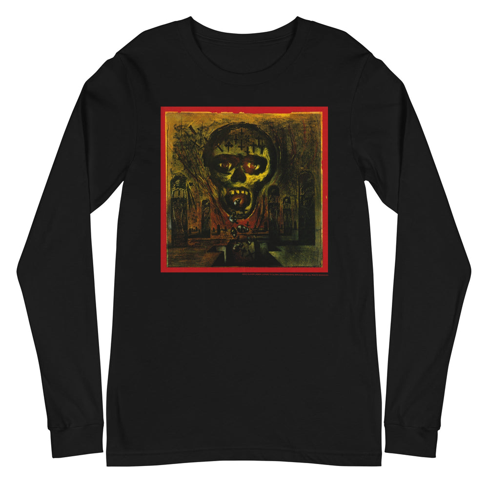 Slayer - Painted Skull Long Sleeve T-Shirt [Apparel] (ONLINE ORDER ONLY)