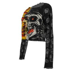 Slayer Screamin' Skull Women's Mesh Top [Apparel] (ONLINE ORDER ONLY)
