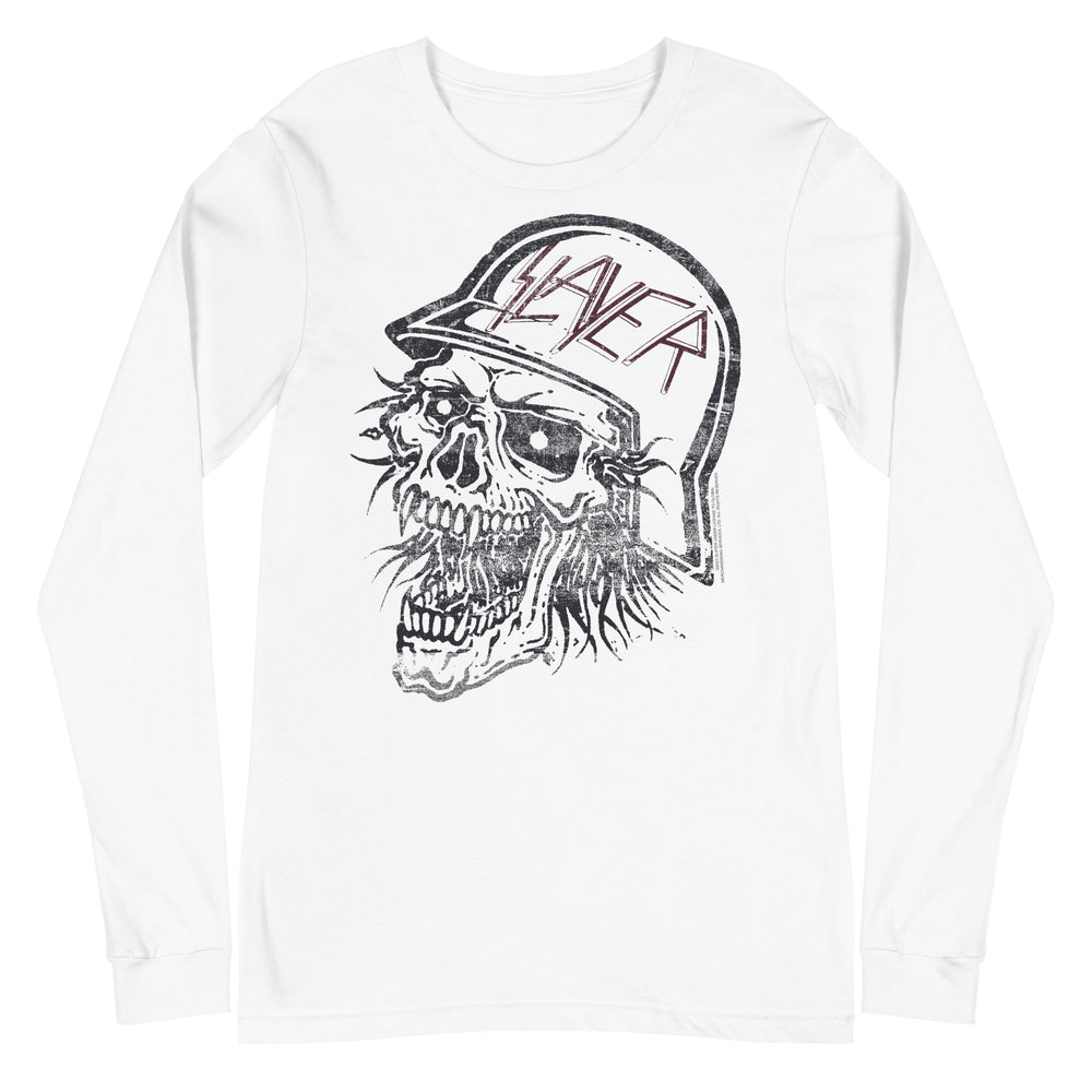 Slayer - Stamped Skull Long Sleeve T-Shirt [Apparel] (ONLINE ORDER ONLY)